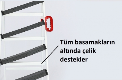3 Basamaklı Sekmen Ev Tipi Merdiven
