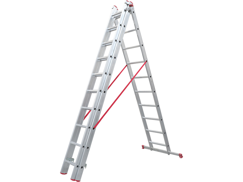 A Tipi Üç Parçalı (3x3) 9 Metre Endüstriyel Merdiven