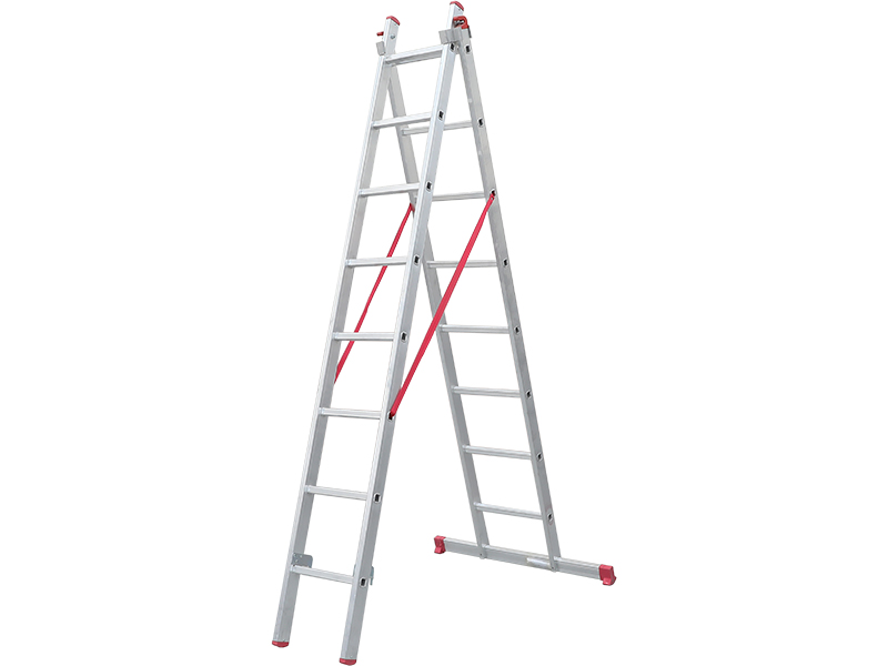 İki Parçalı (2,5+2,5) 5 Metre Endüstriyel Merdiven