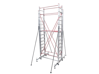 4+4 (8 Metre) Teleskopik İskele