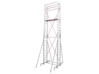 4+4 (8 Metre) Teleskopik İskele